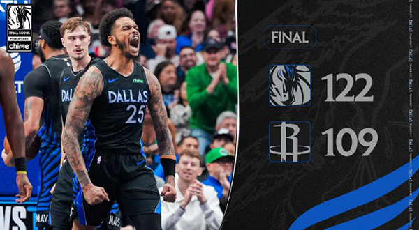 独行侠122-109击败火箭，杜兰特27分，浓眉29+8，弗拉格19分